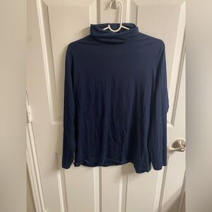 Navy Land’s End Turtleneck
